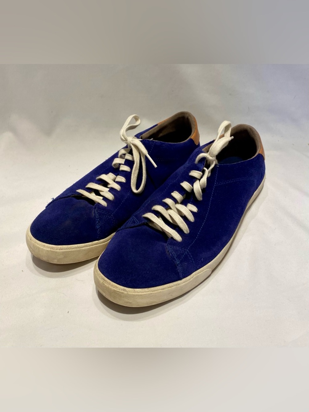 Cole Haan Trafton Club Court Men's Blue Suede Sneakers, size 10.5